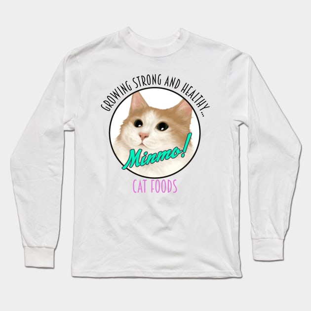 Minmo Cat Foods Long Sleeve T-Shirt by Minmoji